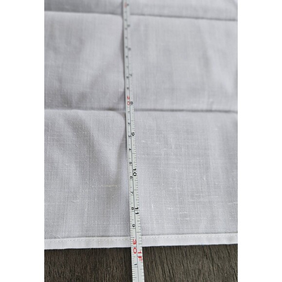 Hallie St. Mary Christmas Holiday Red Candles Holly & Berries Tea Towels Linen - Picture 6 of 8